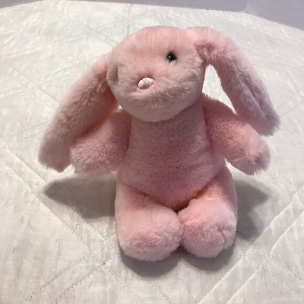 Animal Adventure long eared pink bunny‎ plush
